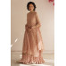 Powder Pink Side slit Anarkali